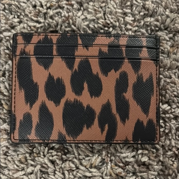 Kate Spade Leopard Print Card Holder - Picture 3 of 3